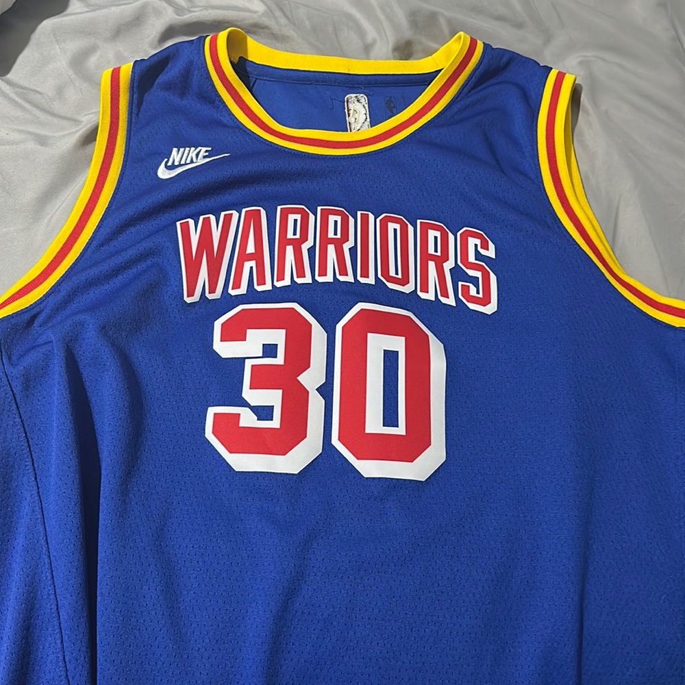 Golden State Warriors Classic NBA Jersey Swingman Steph Curry Jersey